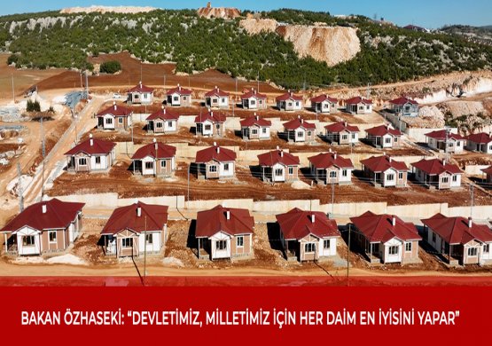 50.000 Çelik Köy Evi İnşaatı Sürüyor.